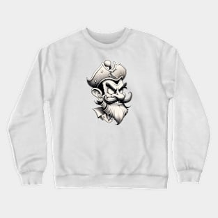 Cartoon pirate captain Crewneck Sweatshirt